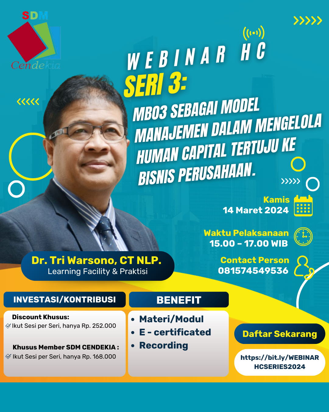 Webinar Hc Series Seri Mb Sebagai Model Manajemen Dalam