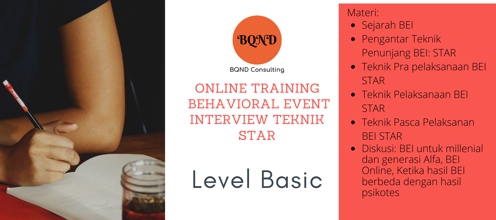 Online Training: Behavioral Event Interview Level Basic | Ngampooz