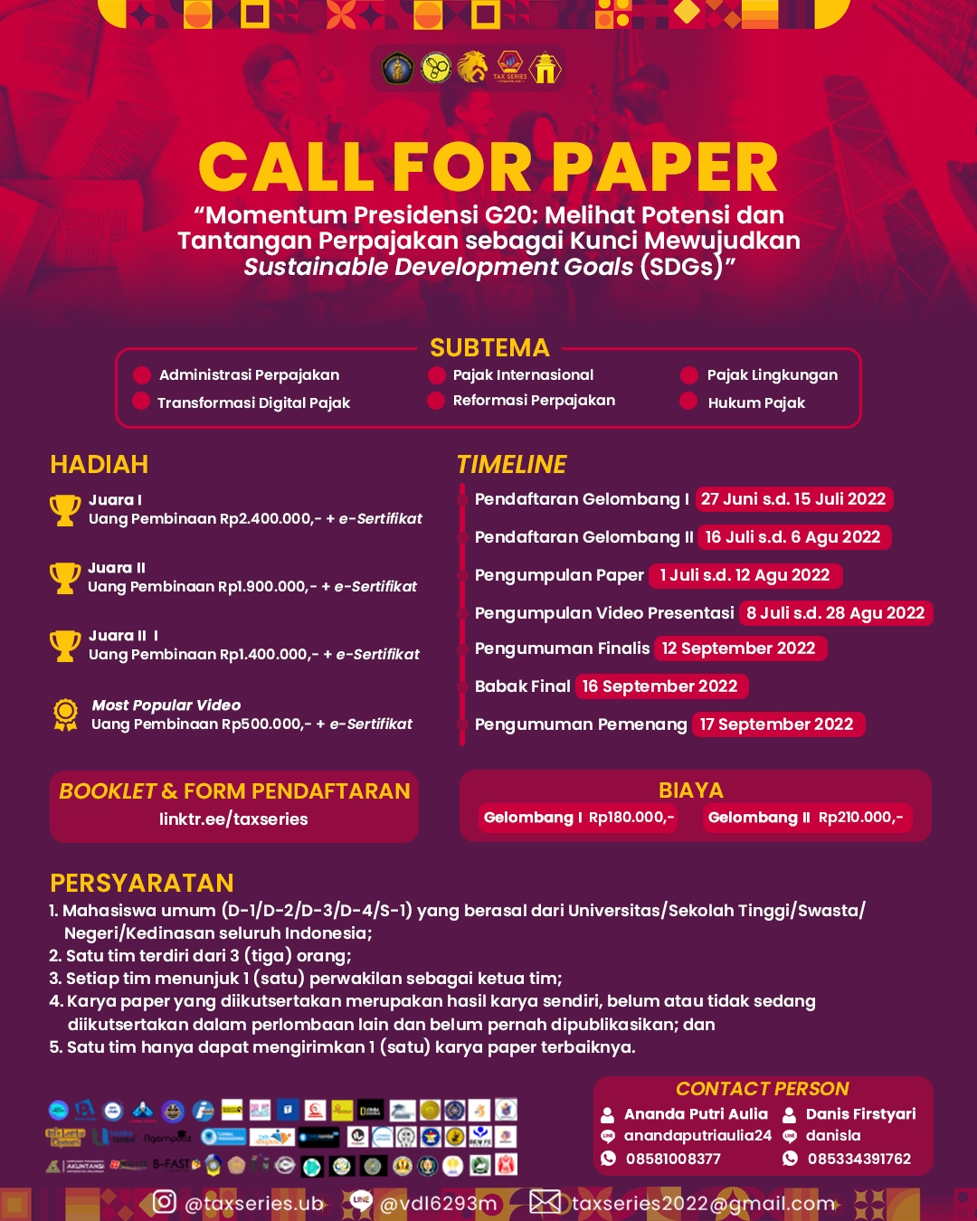 call for paper presentation 2022