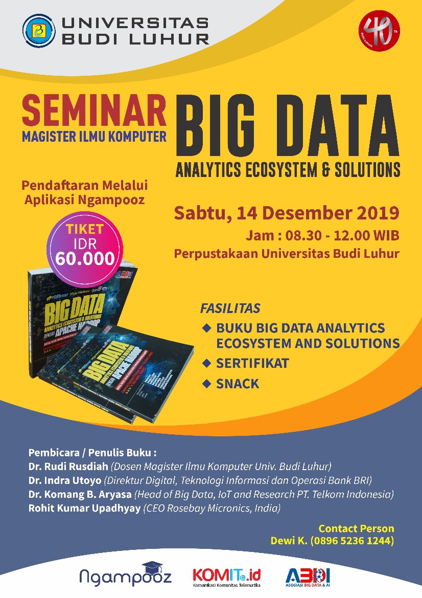 Seminar Big Data Analytics Ecosystem Solutions Ngampooz
