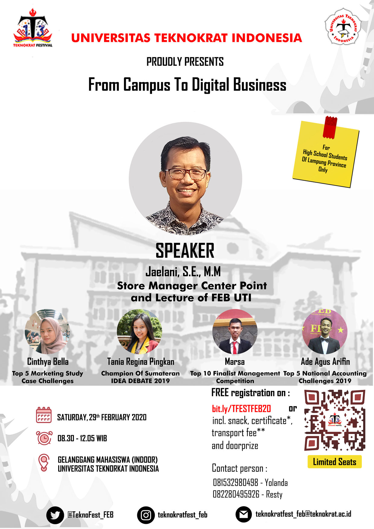 Seminar Manajemen Bisnis "From Campus To Digital Business ...